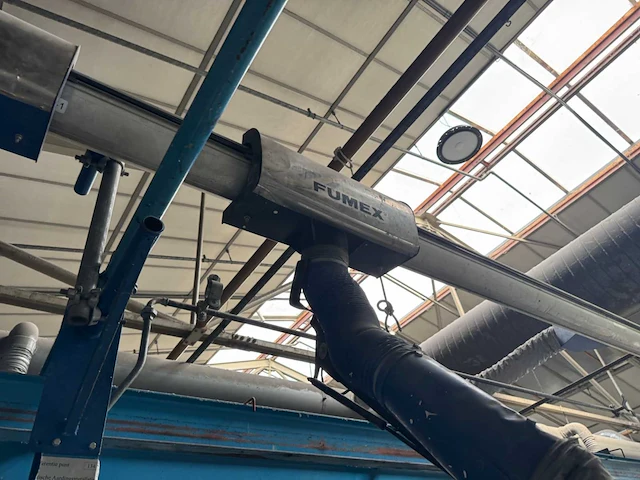 Fumex 3 dampafzuigslang met rails; - afbeelding 16 van  17