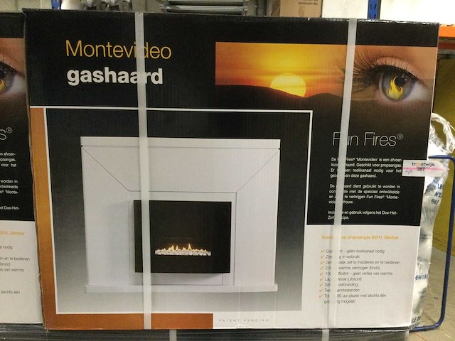 Fun fires - montevideo - sfeerhaard op lpg gasfles. (4x) - afbeelding 2 van  7