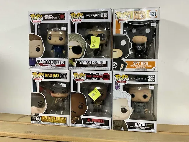 Funko pop! movies vinyl figuur (6x) - afbeelding 1 van  1