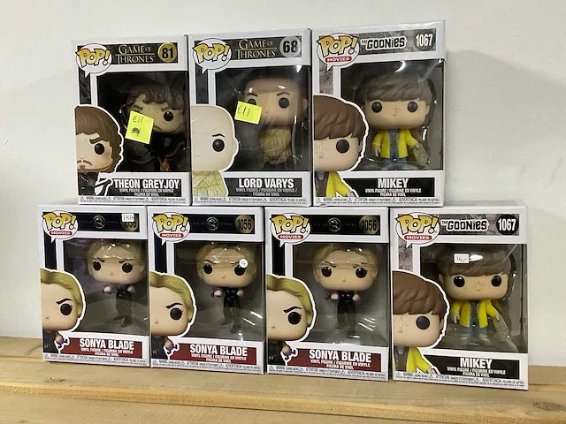 Funko pop! movies vinyl figuur (7x) - afbeelding 1 van  1