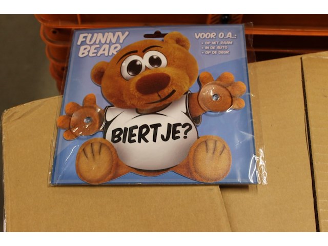 Funny bear biertje 25 stuks - afbeelding 4 van  5