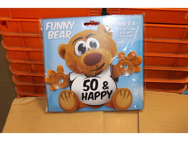 Funny bear happy en 50 30 stuks - afbeelding 5 van  7