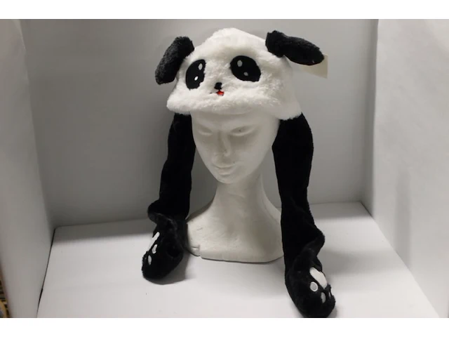 Funny muts panda met flapperoren en licht 1x in ds 43 - afbeelding 1 van  5