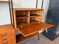 Furnified - vintage wandkast teak h230cm - afbeelding 5 van  8