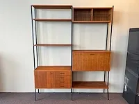 Furnified - vintage wandkast teak h230cm - afbeelding 8 van  8