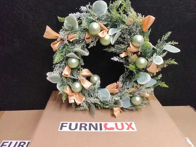 Furnilux - 10x luxe kerstkrans - afbeelding 1 van  4