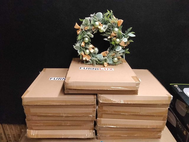 Furnilux - 10x luxe kerstkrans - afbeelding 2 van  4