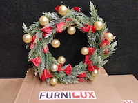 Furnilux - 10x luxe kerstkrans - afbeelding 1 van  4