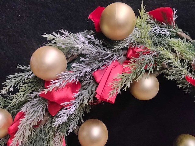 Furnilux - 10x luxe kerstkrans - afbeelding 3 van  4