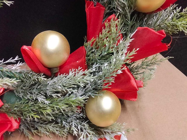 Furnilux - 10x luxe kerstkrans - afbeelding 3 van  4