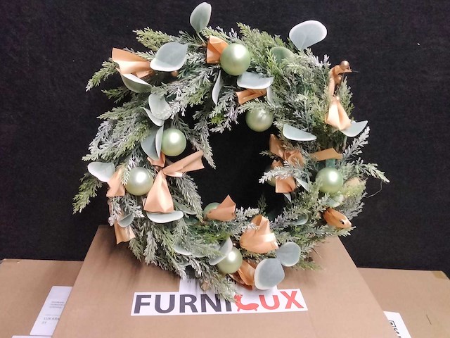 Furnilux - 10x luxe kerstkrans - afbeelding 1 van  4