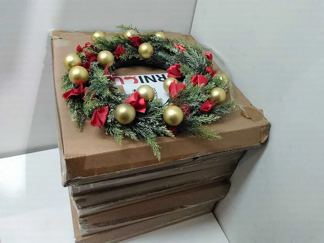 Furnilux - luxe kerstkrans (5x) - afbeelding 1 van  4