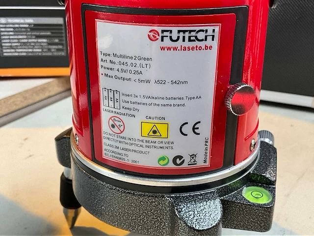 Futech multiline 2 green bouwlaser - afbeelding 3 van  5