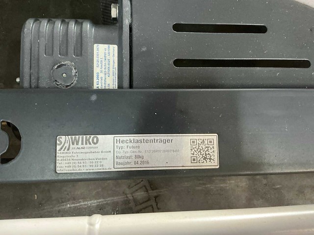 Futuro elektrische camper fietsendrager - afbeelding 5 van  13