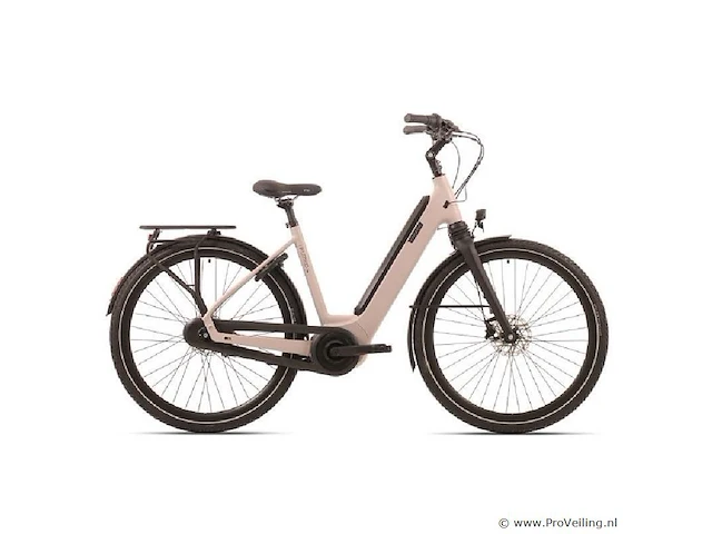 Fuzed elektrische damesfiets | model b7 | kleur pink grey matt - afbeelding 1 van  12