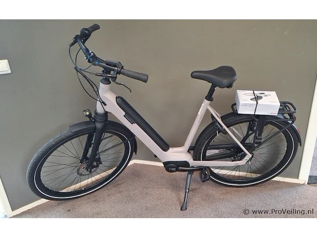 Fuzed elektrische damesfiets | model b7 | kleur pink grey matt - afbeelding 5 van  12
