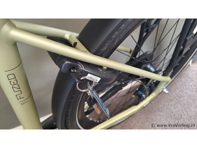 Fuzed elektrische damesfiets | model b7+ | kleur soft gold matt | maat 54 - afbeelding 9 van  18