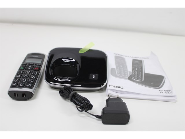 Fysic fx-6000 senioren dect telefoon zwart - afbeelding 3 van  4