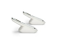 Fysic fx9000 duo senioren dect telefoon extra luid gespreksvolume voor slechthorenden 2 stuks wit - afbeelding 3 van  4