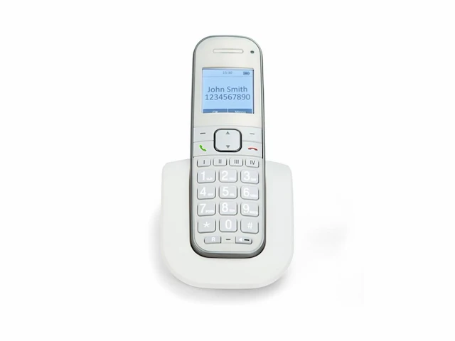 Fysic fx9000 senioren dect telefoon extra luid gespreksvolume voor slechthorenden wit - afbeelding 1 van  4
