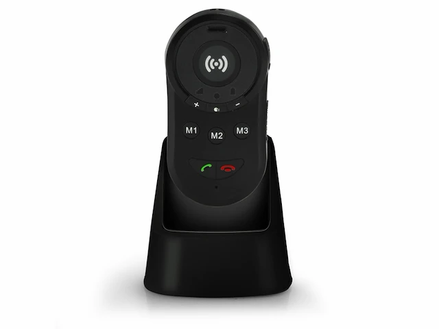 Fysic fxa-100 sos noodknop met gps tracker voor senioren alarmering naar bekenden gps locatie zwart - afbeelding 1 van  5