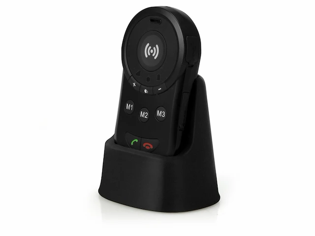 Fysic fxa-100 sos noodknop met gps tracker voor senioren alarmering naar bekenden gps locatie zwart - afbeelding 2 van  5