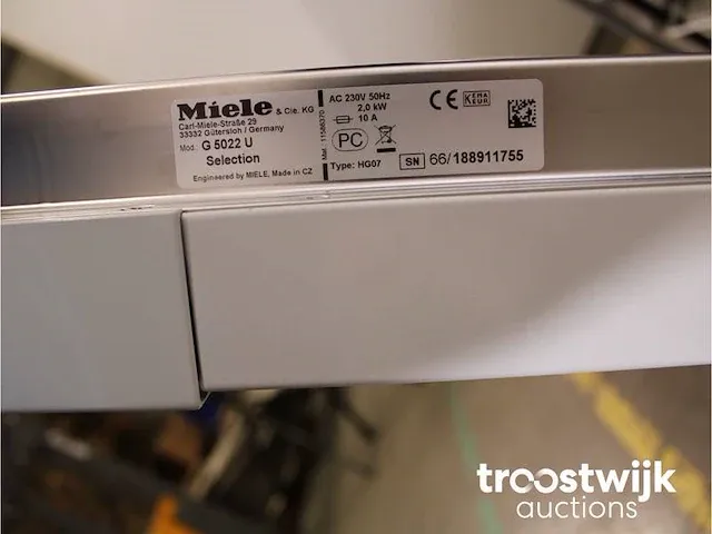 G 5022 u brws vaatwasser (onderbouw) - afbeelding 5 van  5