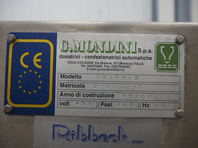 G. mondini s.p.a. - afbeelding 9 van  17