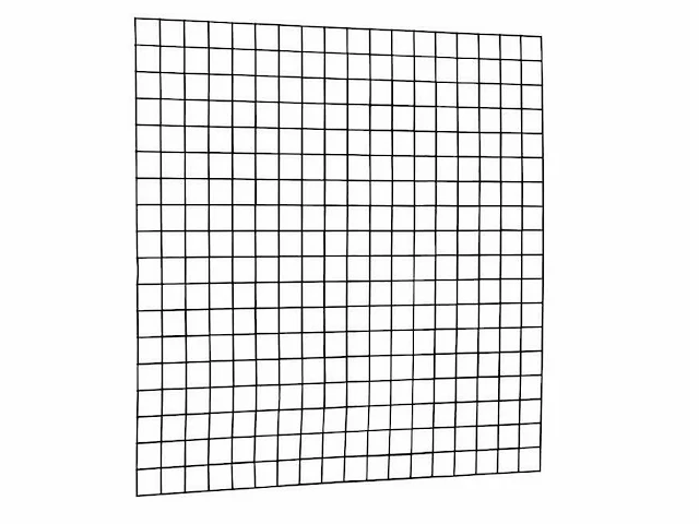 Gaaspaneel zwart verzinkt 189x180 cm (31x) - afbeelding 1 van  1