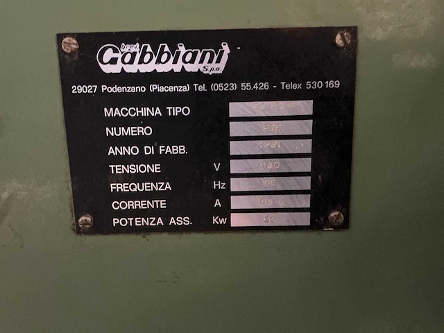 Gabbiani - 1981 - sa 350 - meerbladzaag - afbeelding 5 van  14