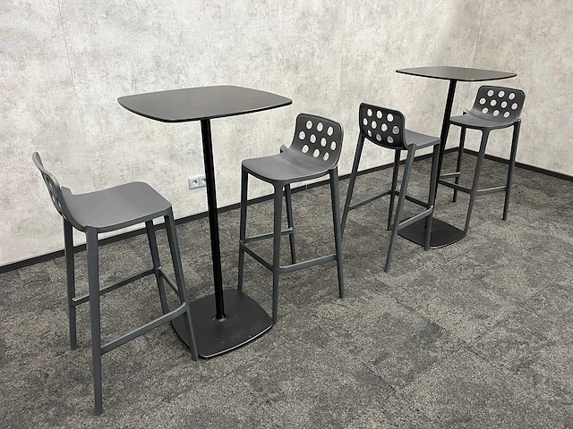 Gaber/ pedrali - 4p design barset indoor/outdoor - afbeelding 5 van  13