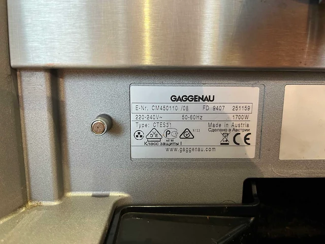 Gaggenau - cm450110 - koffiemachine (c) - afbeelding 3 van  3