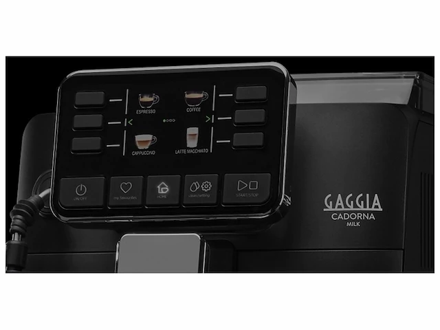 Gaggia cadorna milk espressomachine zwart - afbeelding 3 van  4