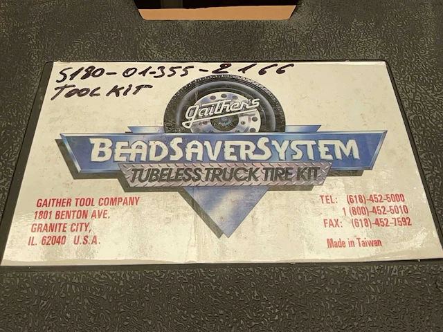 Gaither tool company tubeless truck tire kit - afbeelding 4 van  5