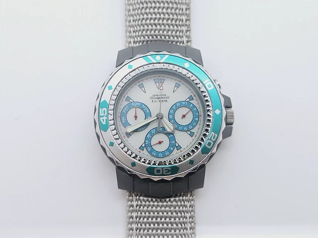 Galanti chronograaf herenhorloge - oud juweliersvoorraad - afbeelding 4 van  10