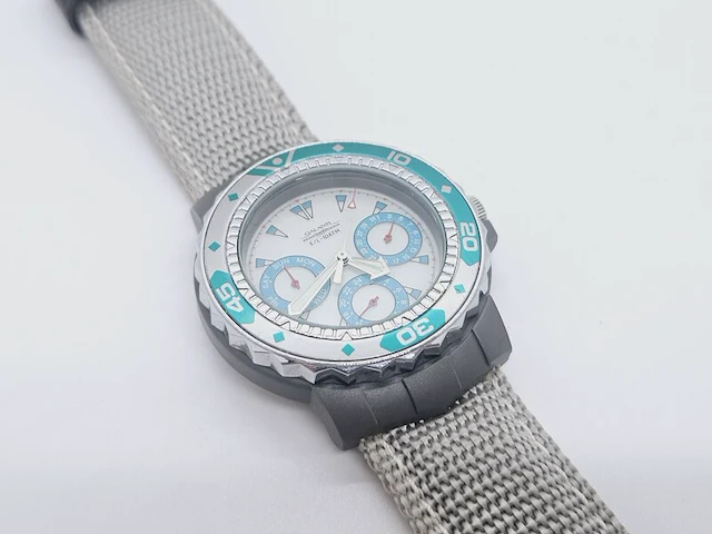 Galanti chronograaf herenhorloge - oud juweliersvoorraad - afbeelding 5 van  10