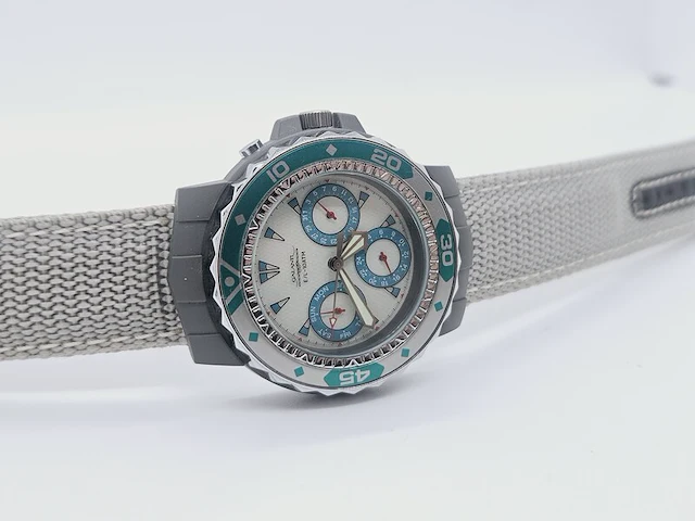 Galanti chronograaf herenhorloge - oud juweliersvoorraad - afbeelding 7 van  10
