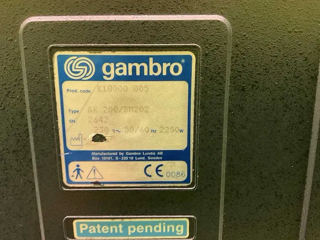 Gambro ak 200 dialyse ultra apparatuur (5x) - afbeelding 9 van  81
