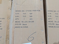 Gamestoel black with led rgb sanderz, 2025 - afbeelding 2 van  2