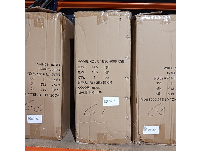 Gamestoel rgb led, 2025 - afbeelding 2 van  2