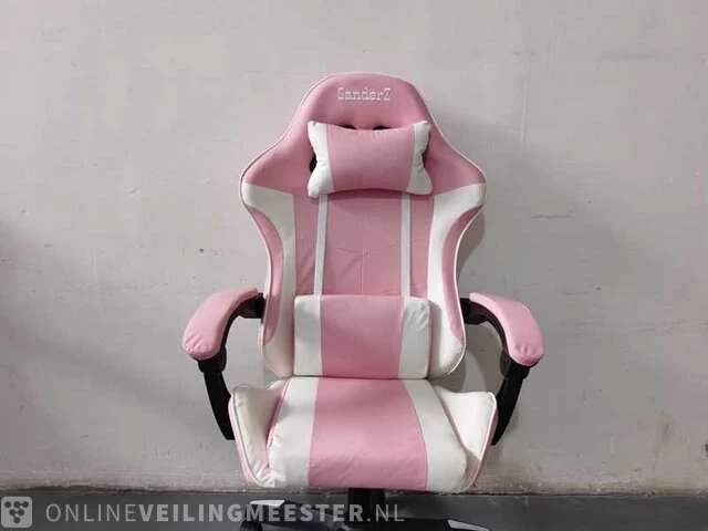 Gamestoel verstelbaar, roze, 2024 - afbeelding 1 van  7