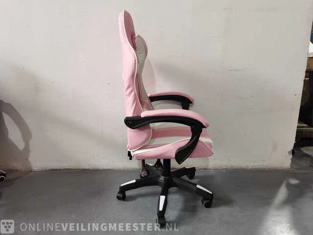 Gamestoel verstelbaar, roze, 2024 - afbeelding 3 van  7