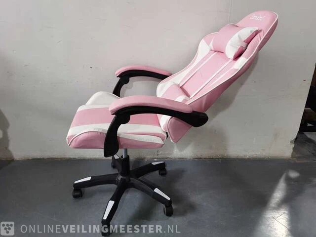 Gamestoel verstelbaar, roze, 2024 - afbeelding 4 van  7