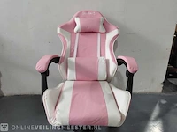 Gamestoel verstelbaar, roze, 2024 - afbeelding 5 van  7