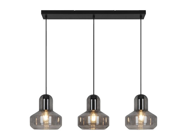 Gamma hanglamp demi e*27 zwart 40w - afbeelding 1 van  3