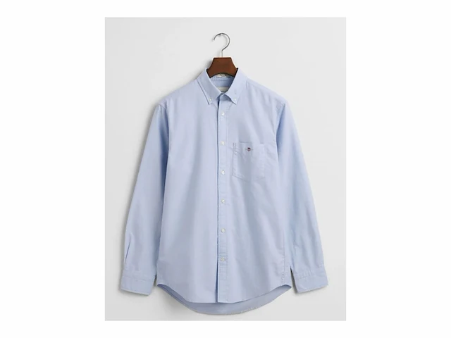 Gant casual hemd lange mouw blauw regular fit oxford xxl - afbeelding 1 van  3
