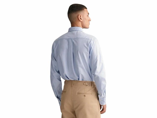 Gant reg oxford overhemd voor heren lichtblauw xl - afbeelding 4 van  6
