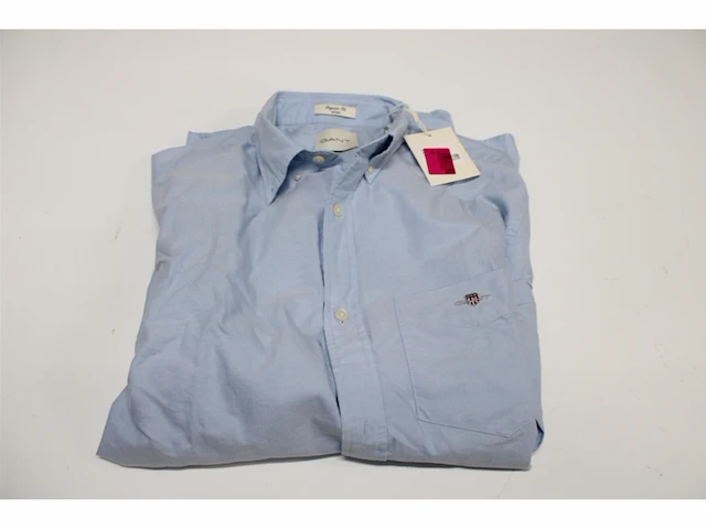 Gant reg oxford overhemd voor heren lichtblauw xl - afbeelding 5 van  6