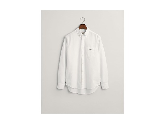 Gant regular fit oxford overhemd xl wit - afbeelding 1 van  4
