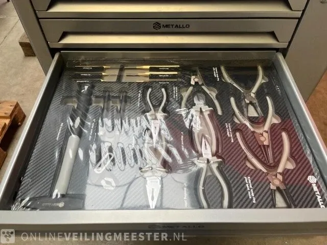 Garage 4xl gereedschapswagen gevuld 10/10 metallo, meta-10hs10g, bouwjaar 2023 - afbeelding 7 van  18